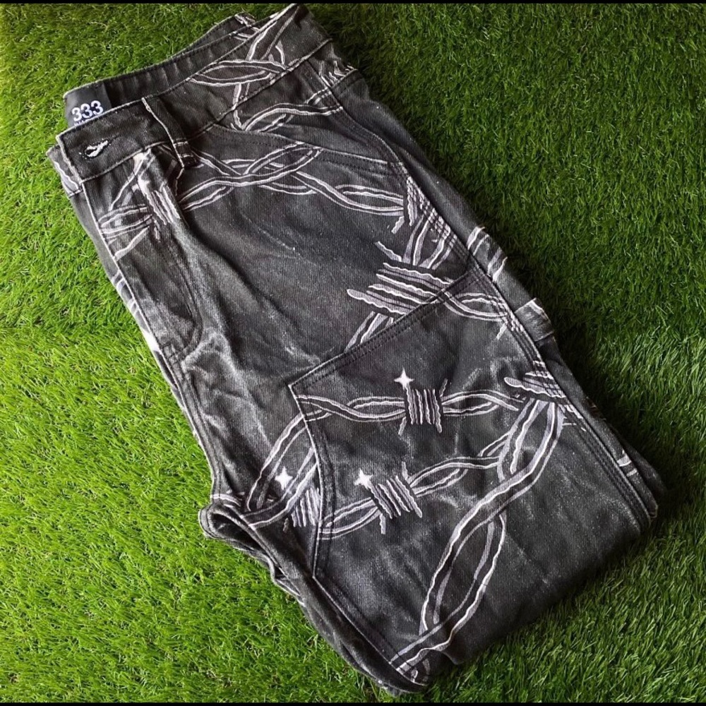 Half Evil Barbed Wire Jeans